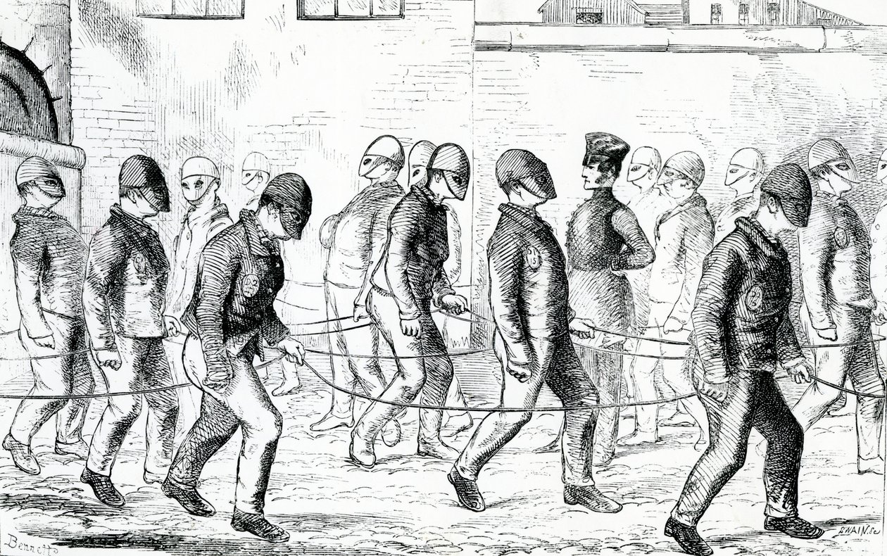 Domfelte som trener i Pentonville Prison, fra 