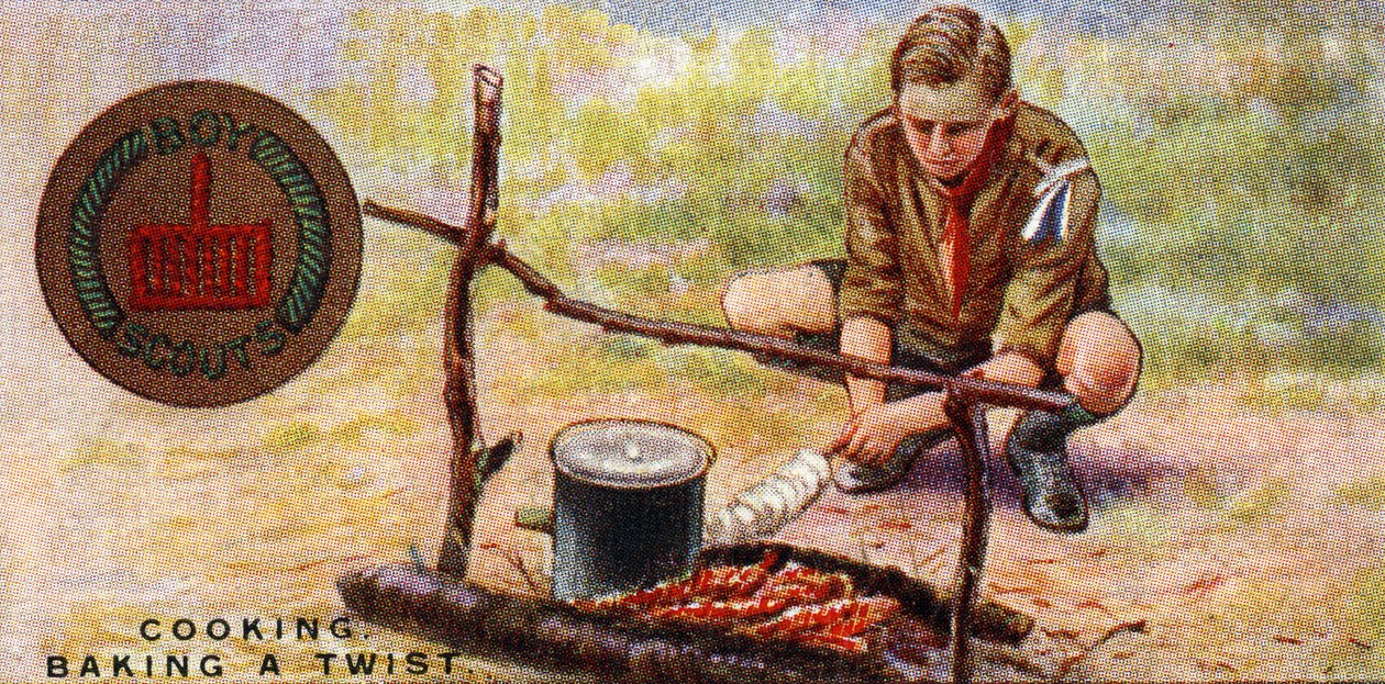 Cook Proficiency Badge for Scouts - Baking a Twist , 1929 av English School