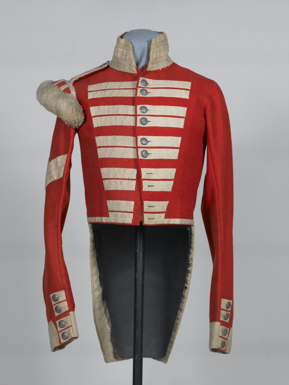 Corporals full dress coatee, 2nd European Regiment, Light, Bombay, ca. 1850 av English School