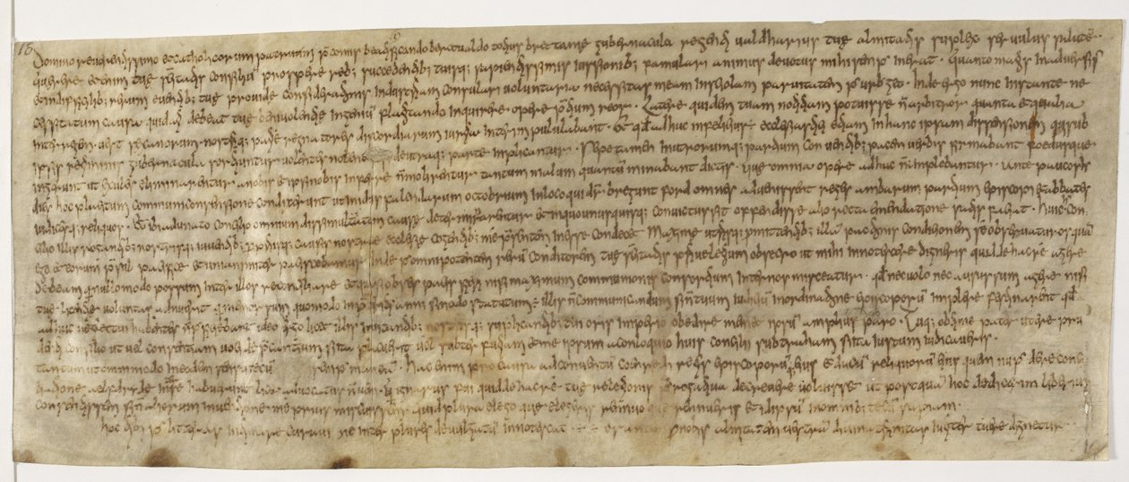 Cotton Augustus ii 18, Wealdhere-brev, c.704, tidligste brev lukket av English School
