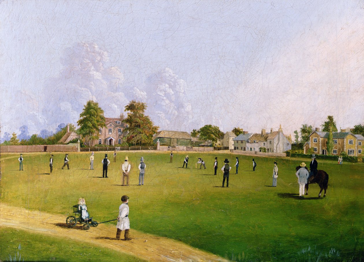 Cricket på Mitcham Green av English School