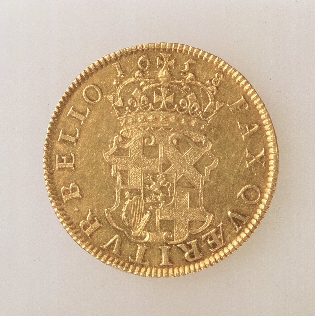 Oliver Cromwells krone (1599-1658), London Mint, 1658 (revers) (sølv) (for forside se 168061) av English School