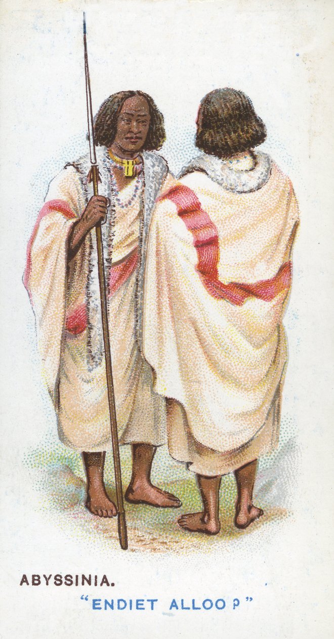 Vanlig hilsen i Abessinia, 1907 av English School