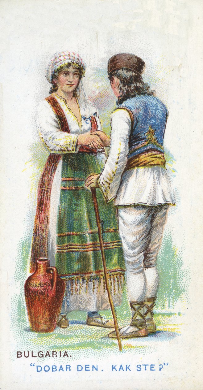 Vanlig hilsen i Bulgaria, 1907 av English School
