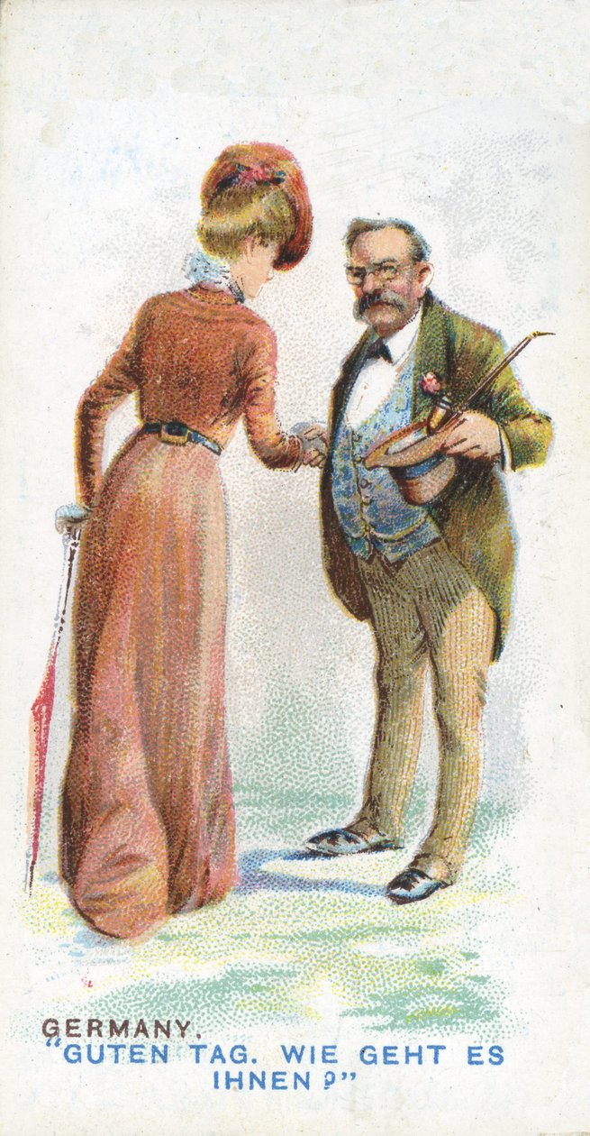 Vanlig hilsen i Tyskland, 1907 av English School