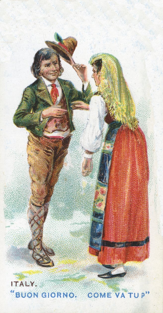 Vanlig hilsen i Italia, 1907 av English School