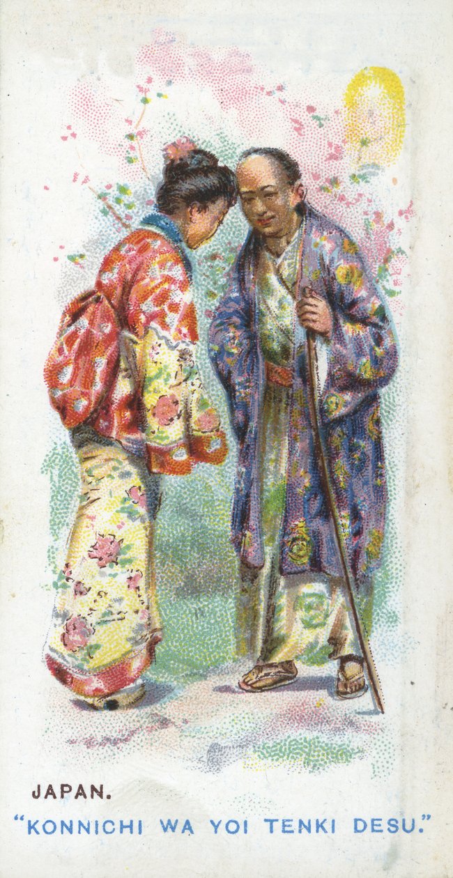 Vanlig hilsen i Japan, 1907 av English School
