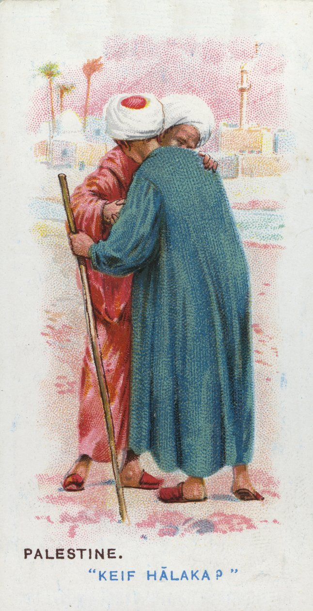 Vanlig hilsen i Palestina, 1907 av English School