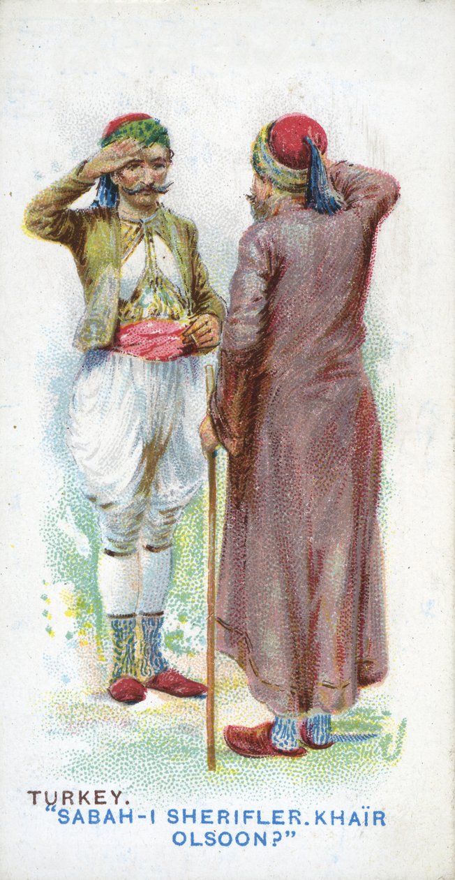 Vanlig hilsen i Tyrkia, 1907 av English School