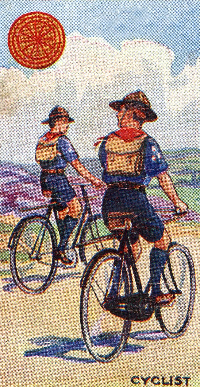 Syklistspeidermerke, 1923 av English School