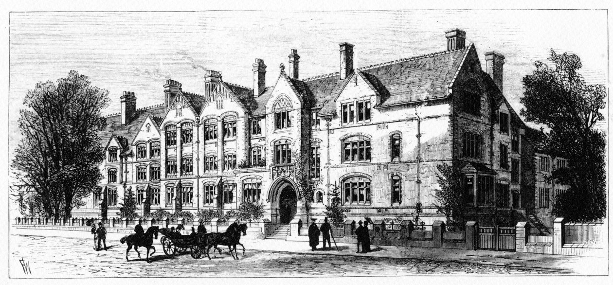 Dalton Hall, residens for studenter ved Victoria University, Manchester av English School