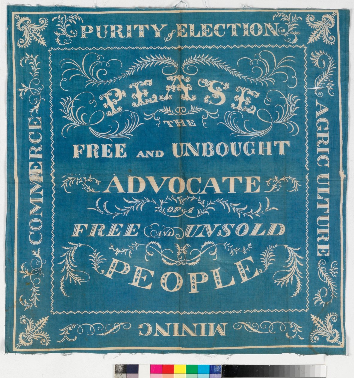 Darlington valgbanner for Joseph Pease, 1832 av English School