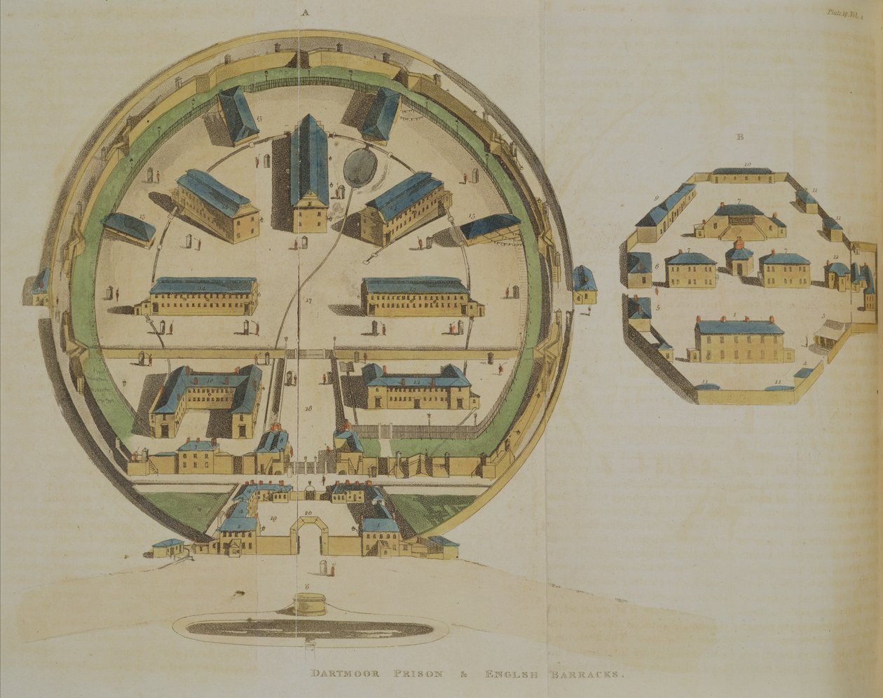 Dartmoor fengsel, 1810 av English School