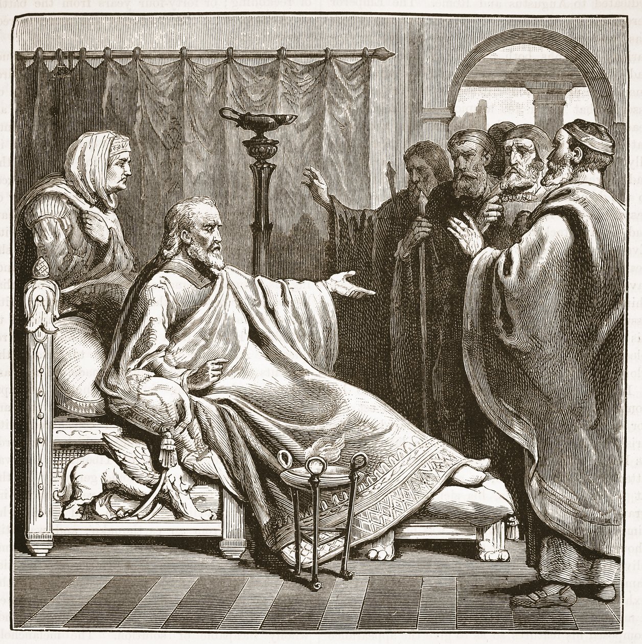 Augustus død av English School