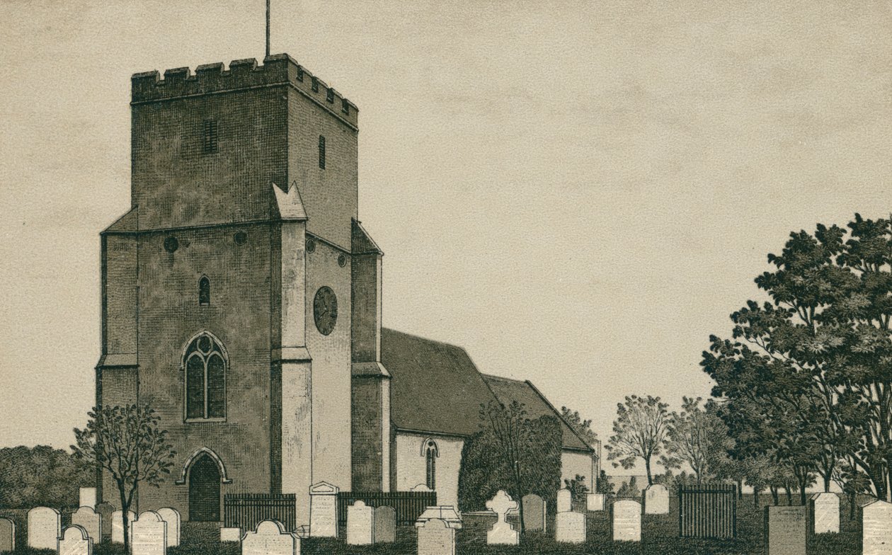 Dovercourt kirke (lito) av English School