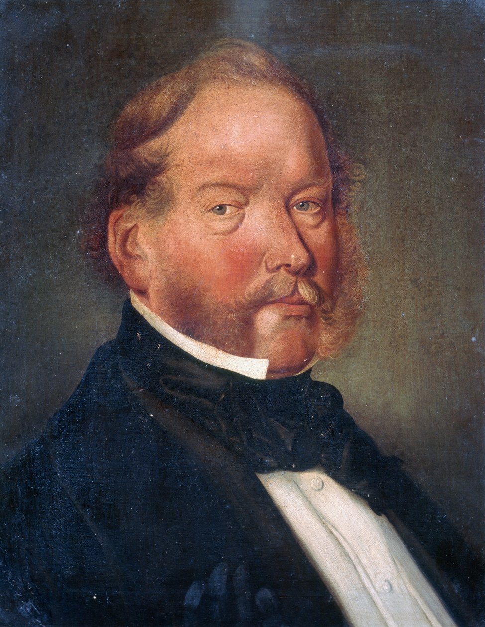 Dr. James Graham MD, Superintending Surgeon, Bengal Medical Establishment, ca. 1857 av English School