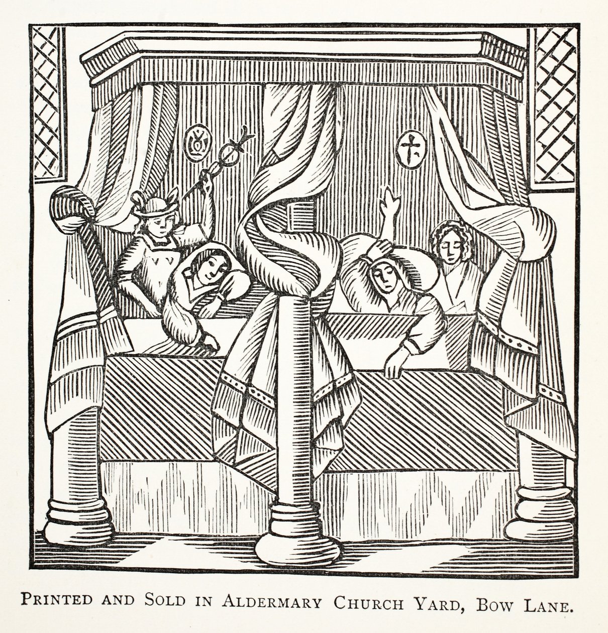 Dreams and Moles, illustrasjon fra Chap-books of the Eighteenth Century av John Ashton, pub. 1882 av English School
