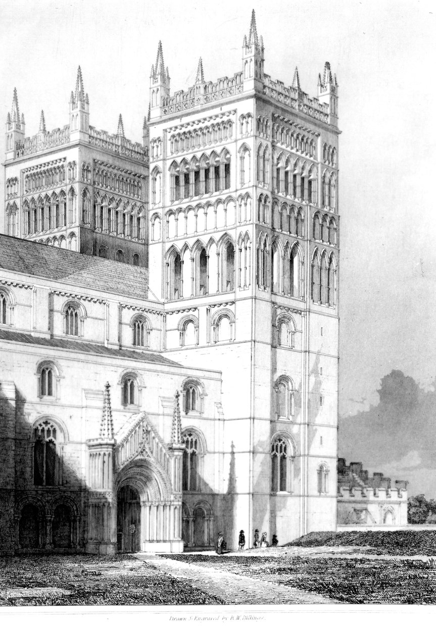 Durham katedral, 1843 av English School