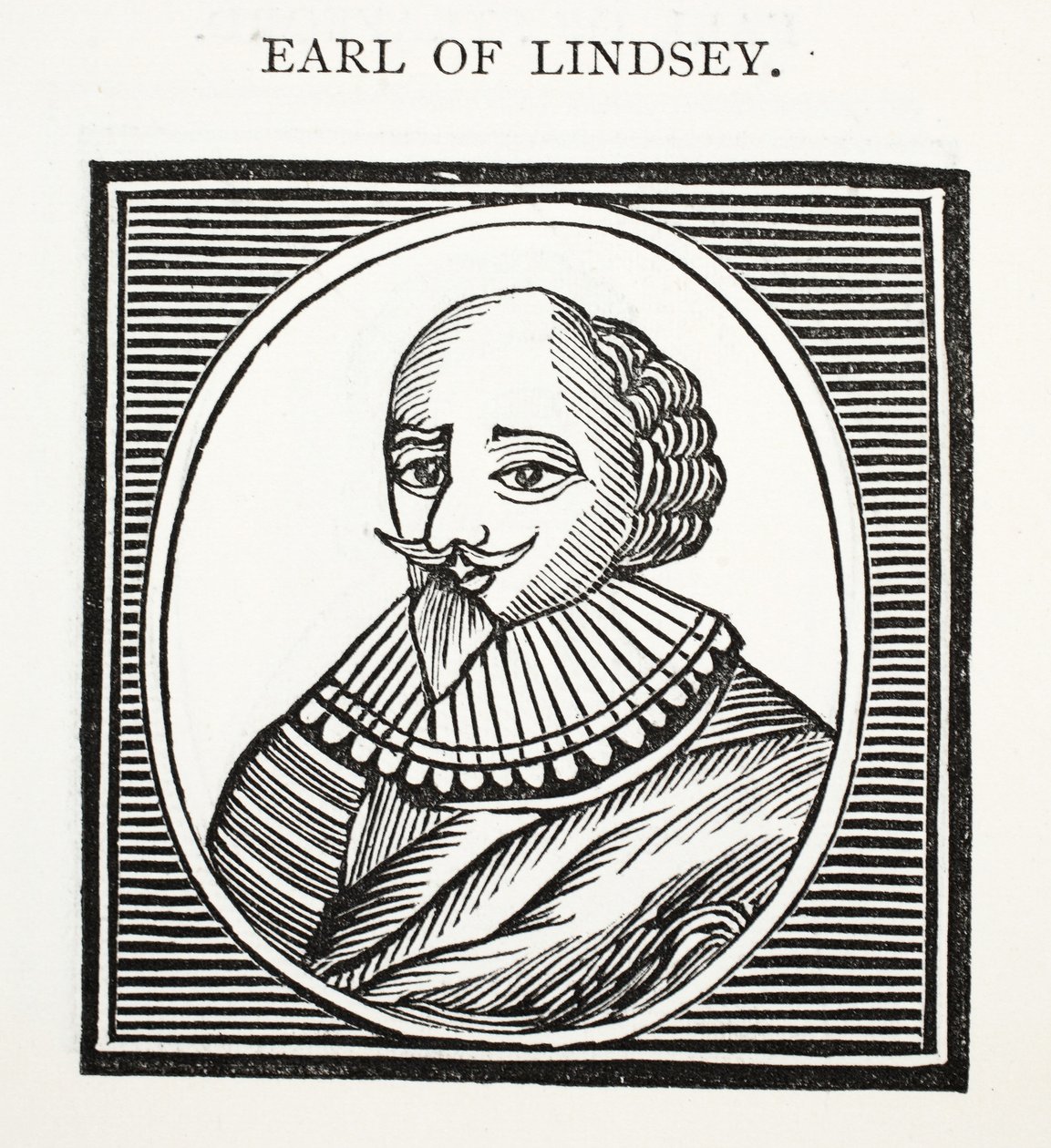 Earl of Lindsey, illustrasjon fra Chap-books of the Eighteenth Century av John Ashton, pub. 1882 av English School