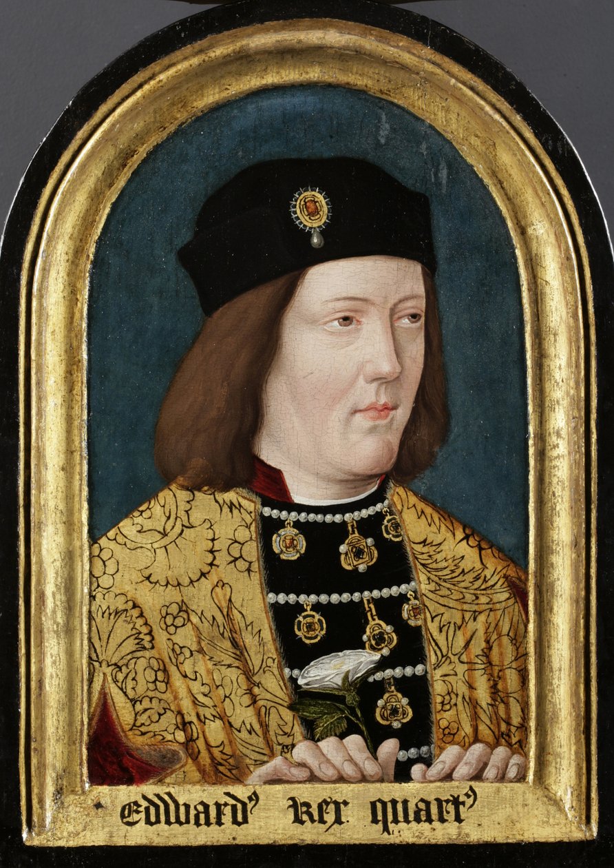 Edward IV, ca. 1510-1540 (olje på panel) (se også 235435) av English School