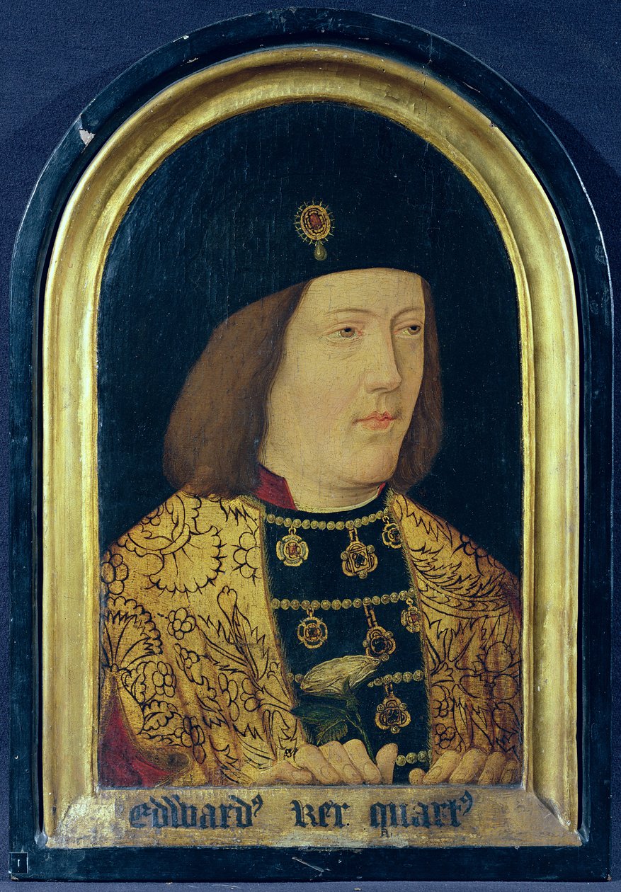 Edward IV, ca. 1510-1540 (olje på panel) (se også 711008) av English School
