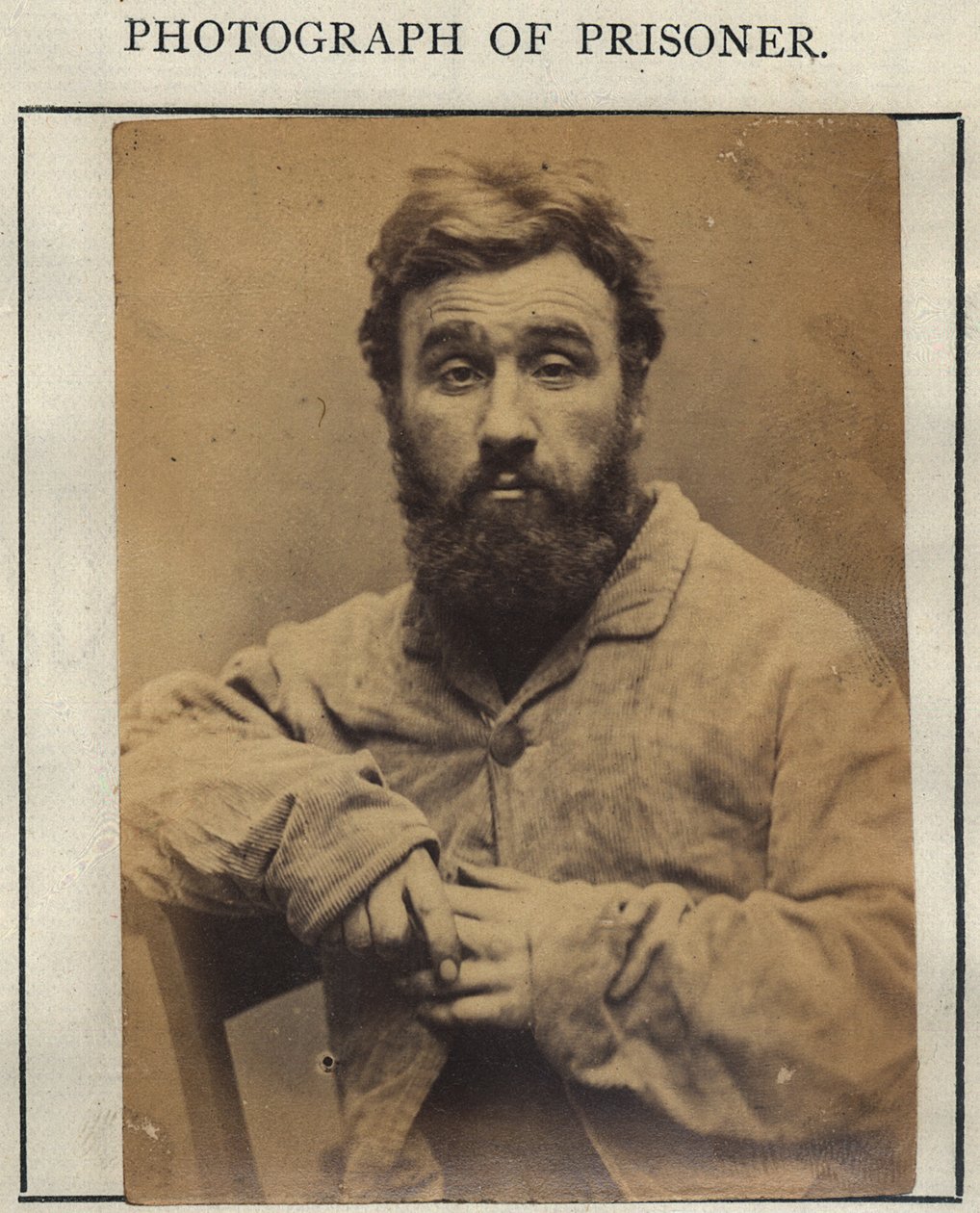 Edward Shevlin, ca. 1870 (sepia-bilde) av English School