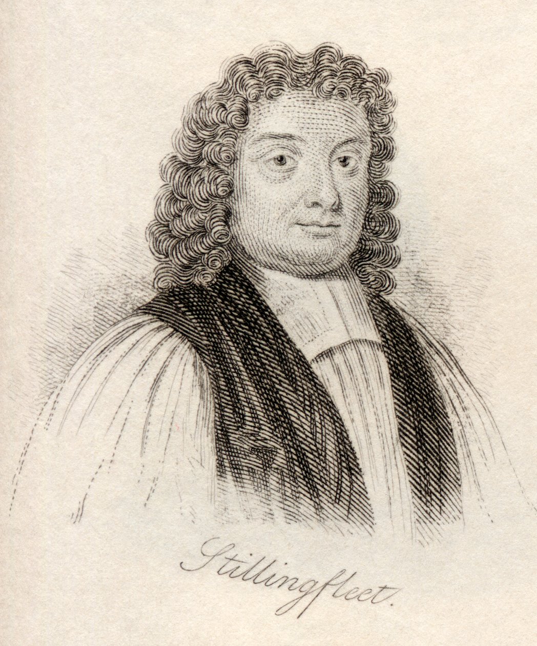 Edward Stillingfleet, fra 'Crabb's Historical Dictionary', utgitt 1825 av English School