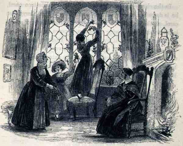 Elizabethansk jul (gravering) av English School