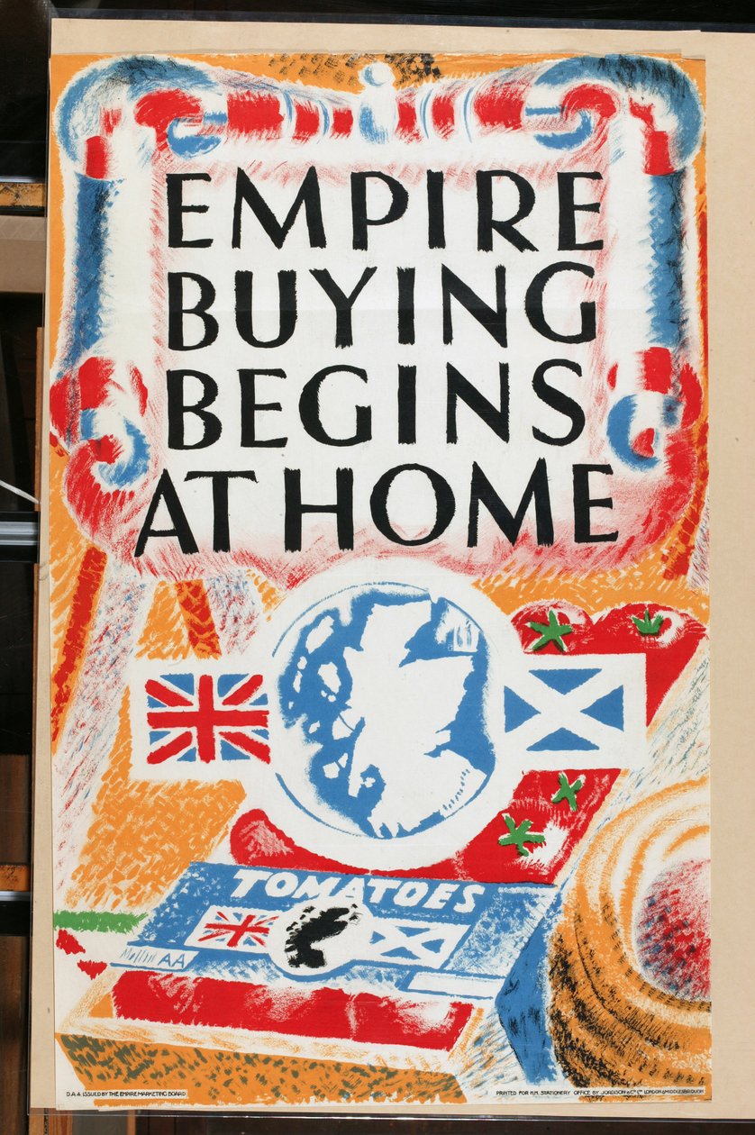 Empire Buying Begins at Home, fra serien 'The UK Shows her Produce' [6321241] (farge litho) av English School