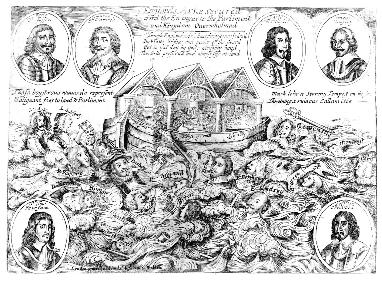 Englands ark sikret og fiendene til parlamentet og kongeriket overveldet, 1645-46 av English School