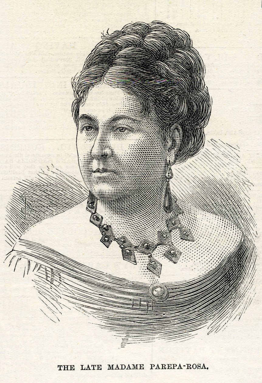 Euphrosyne Parepa-Rosa, Illustrasjon for The Graphic, 7. februar 1874 av English School