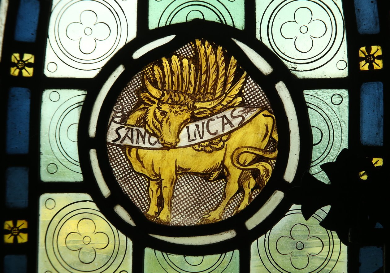 Evangelist-emblem: St Luke av English School