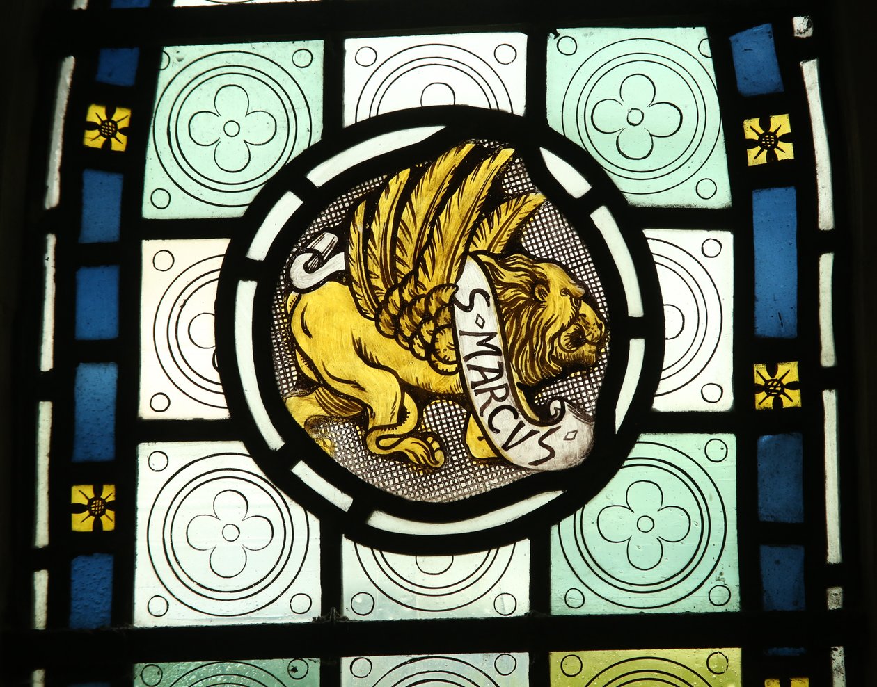 Evangelist-emblem: St Mark av English School