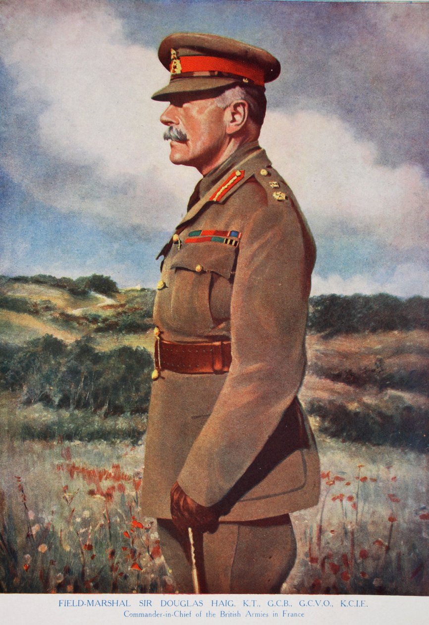 Feltmarskalk Sir Douglas Haig, 1914-19 av English School