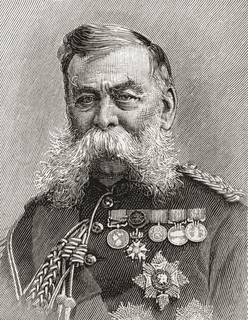 Feltmarskalk Sir John Linthorn Arabin Simmons av English School