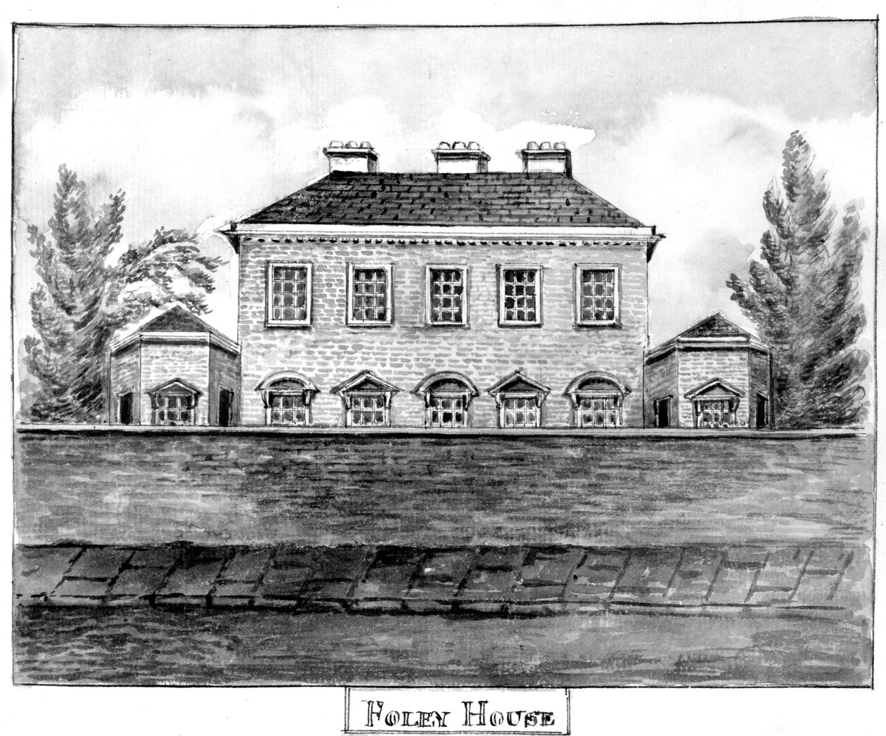 Foley House, ca. 1800 av English School