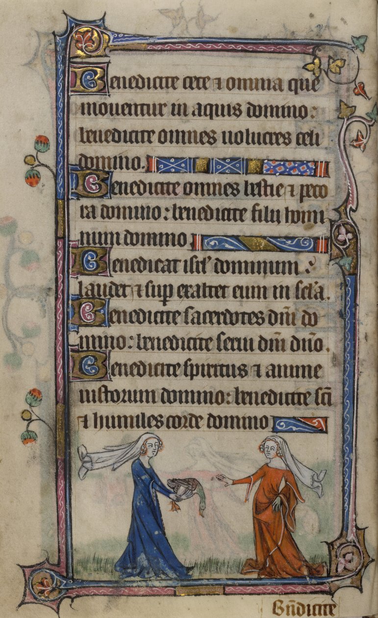 Folio 75v illustrasjon fra 