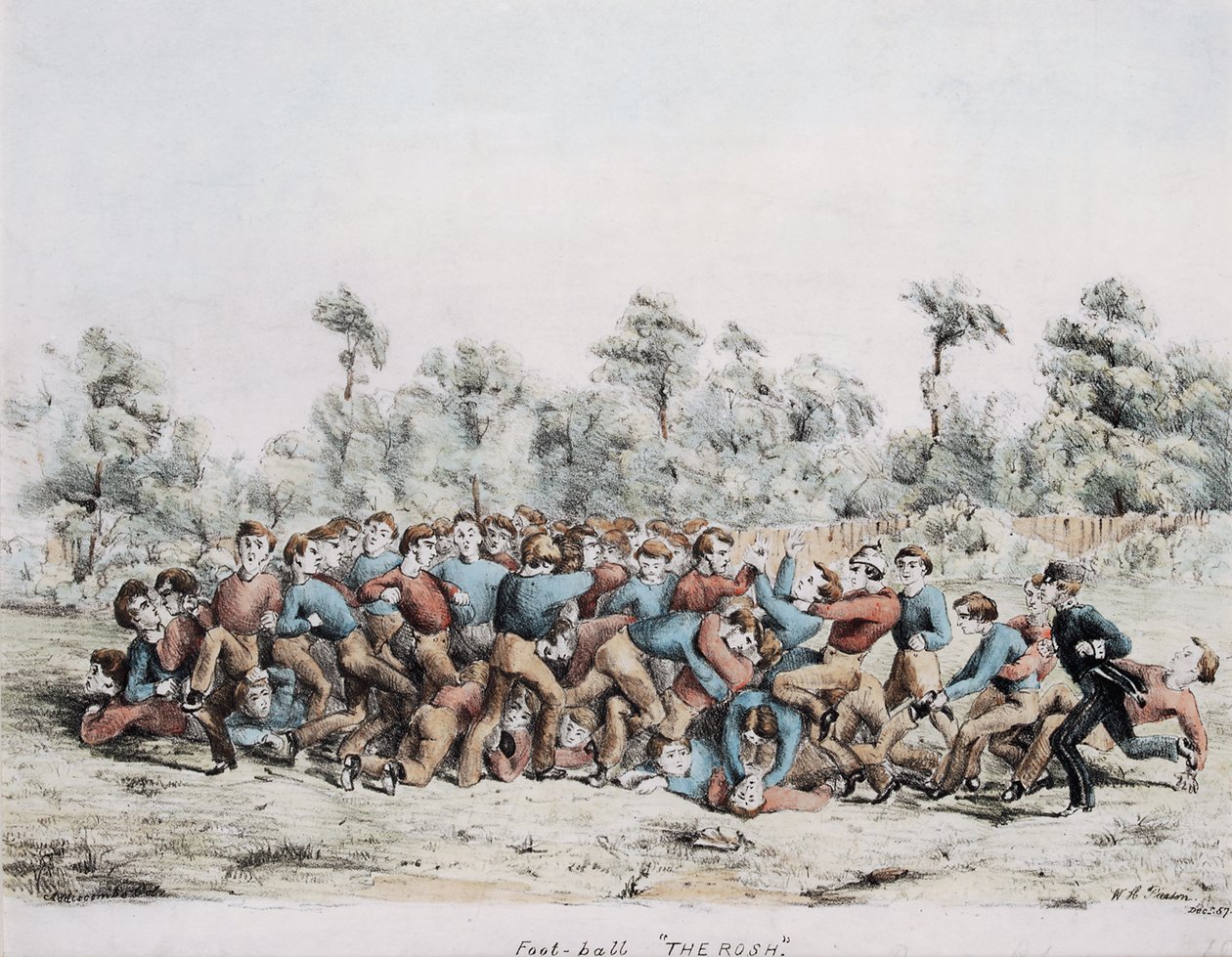 Fotball, The Rosh, 1857 av English School