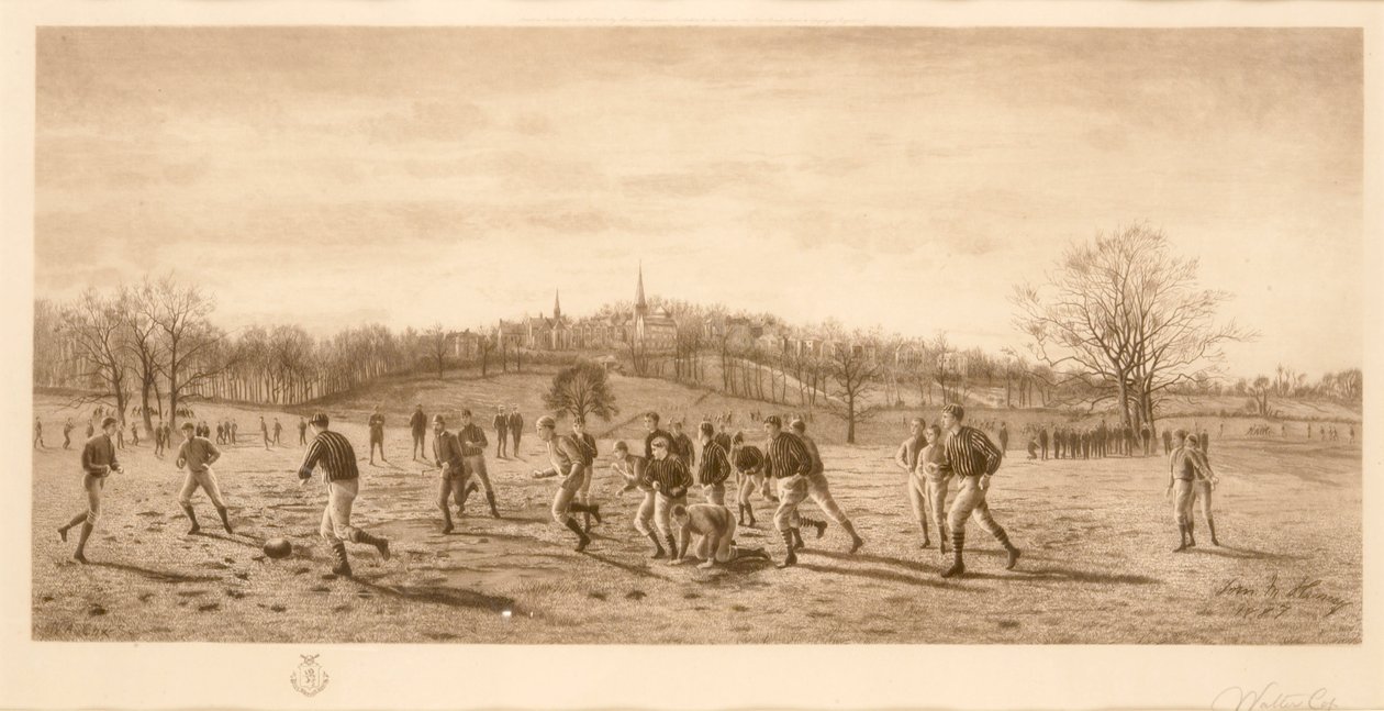 Fotball ved Harrow School, 1887 av English School