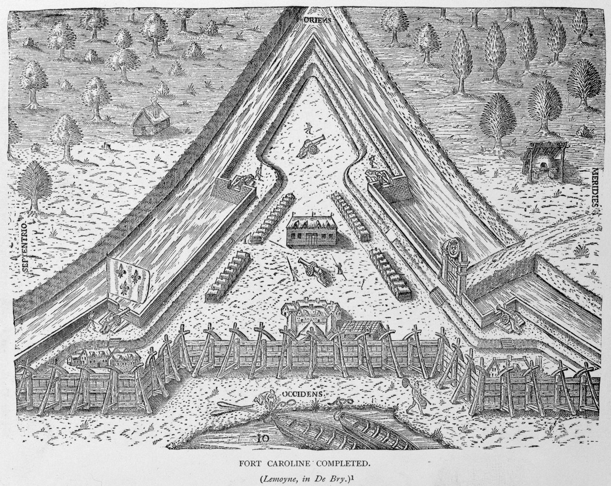 Fort Caroline Completed, fra 