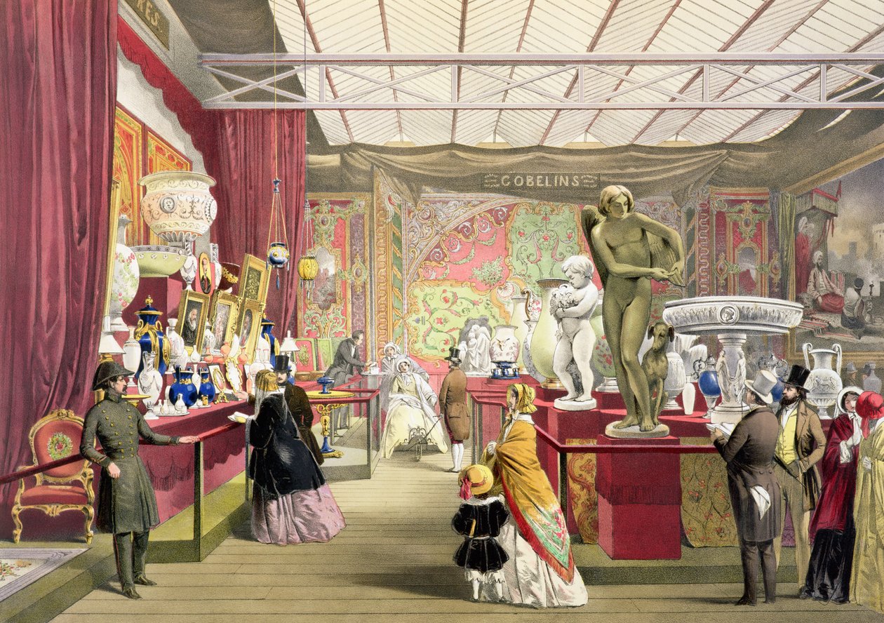Frankrike nr. 3, fra Dickinsons Comprehensive Pictures of the Great Exhibition of 1851, publisert 1854 av English School