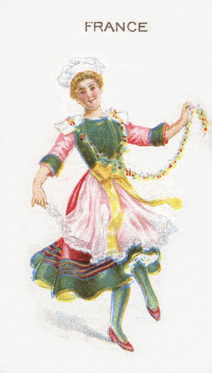 Frankrike, sigarettkort, 1915 av English School