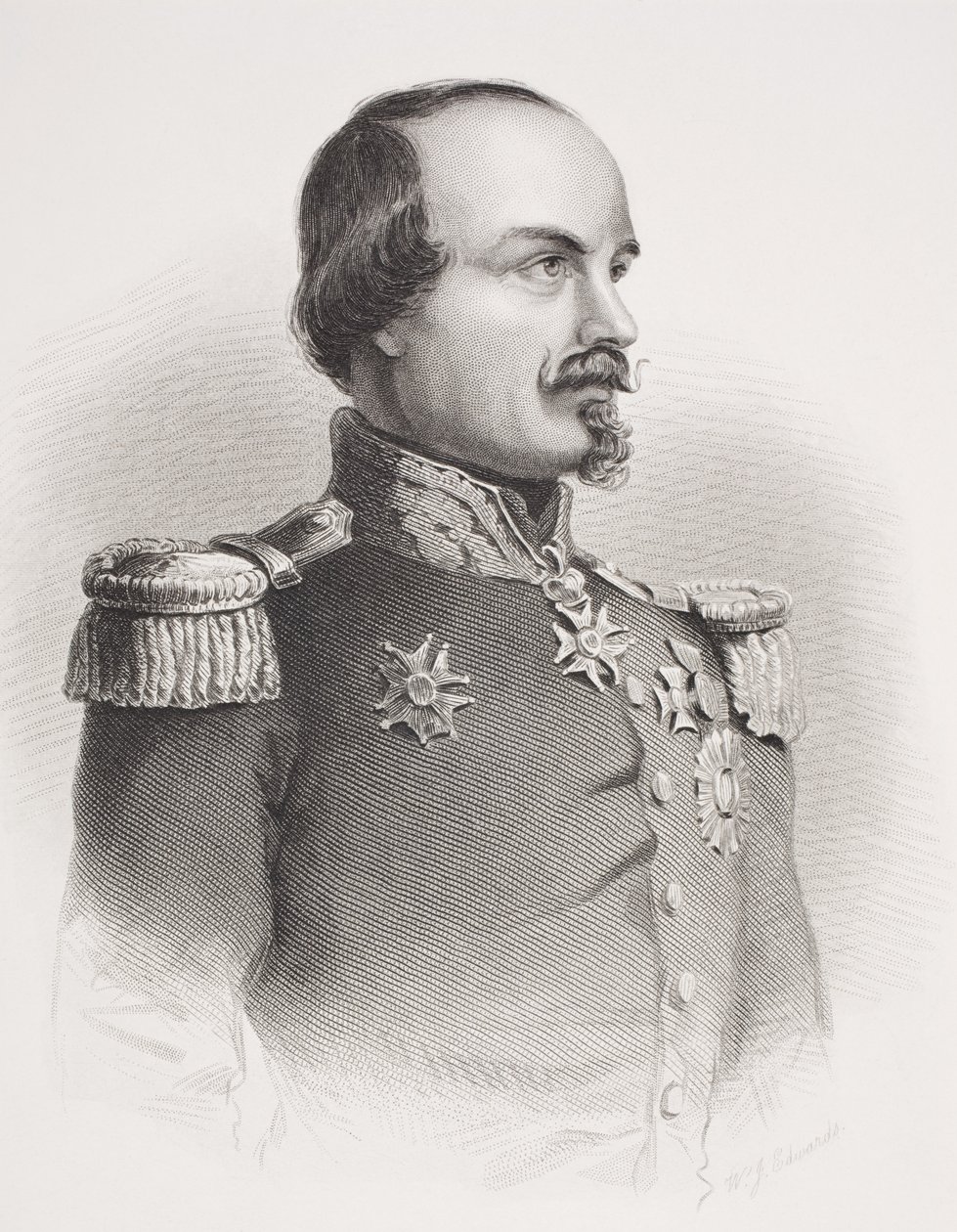 Francois Certain Canrobert, fra 'Gallery of Historical Portraits', utgitt ca. 1880 av English School