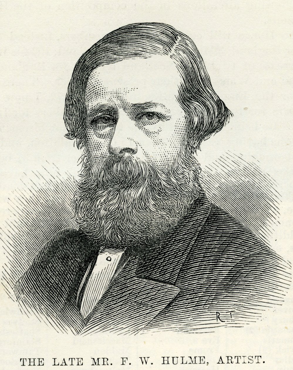 Frederick William Hulme (1816-84) fra The Illustrated London News 6. desember 1884 av English School