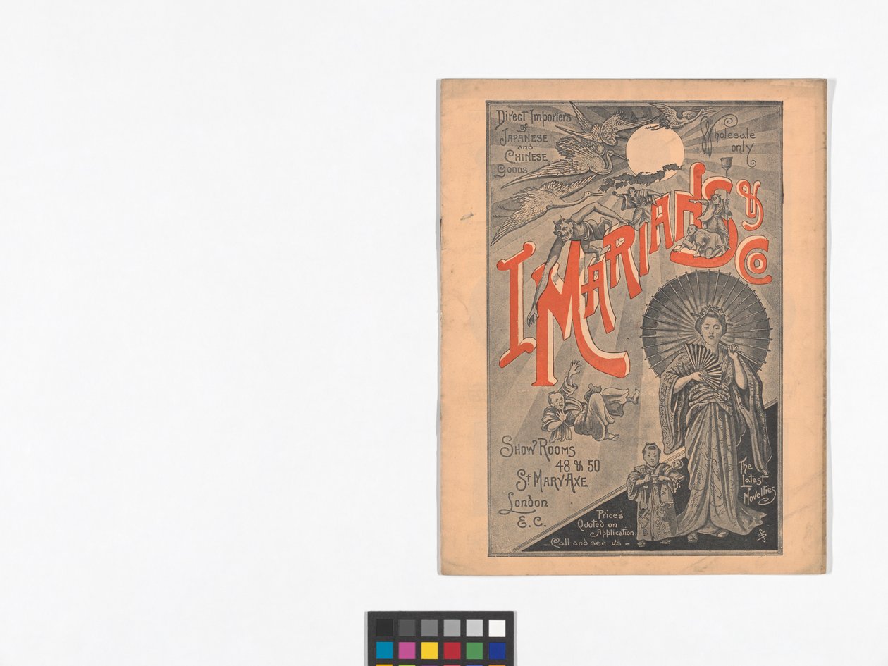 Forside av en engroskatalog utgitt av I. Marians & Co. av English School