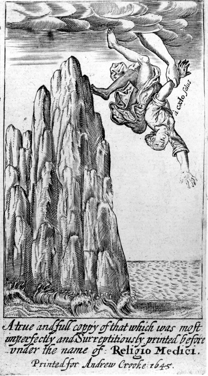 Frontispice til Religio Medici av Sir Thomas Browne, 1645 av English School