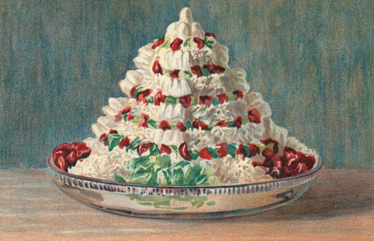 Ceylonkake (fargelitografi) av English School