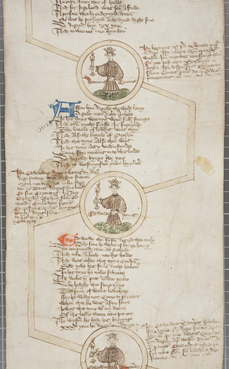 Slektsbok over kongene av England, ca. 1440-79 av English School