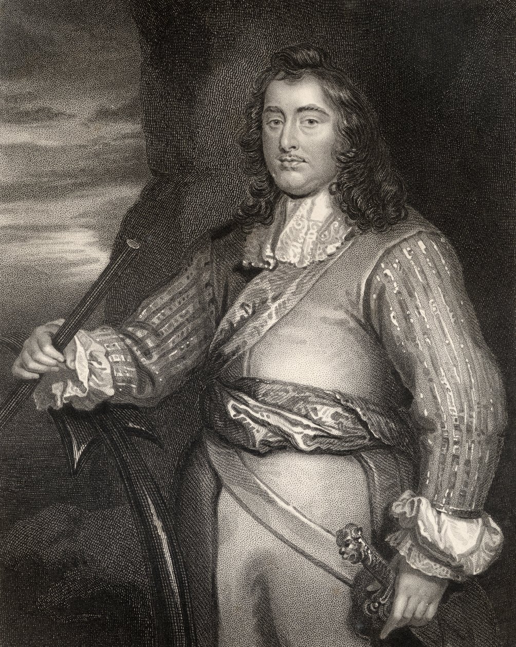 George Monck, gravert av W.T. Mote, fra 