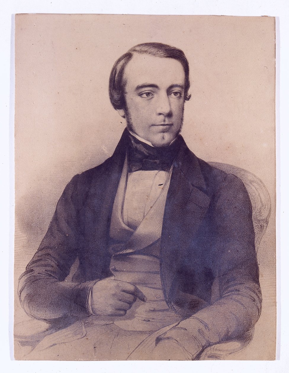 George Smith (kull på papir) av English School